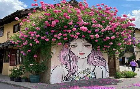 青田怎么设计网红打卡墙绘