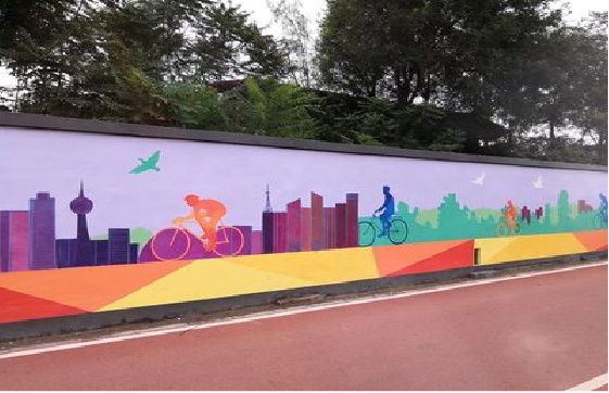  青田墙体彩绘-围墙