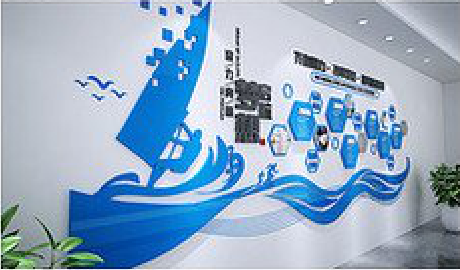青田海浪主题文化墙如何设计?
