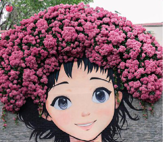  青田墙体彩绘-网红墙打卡