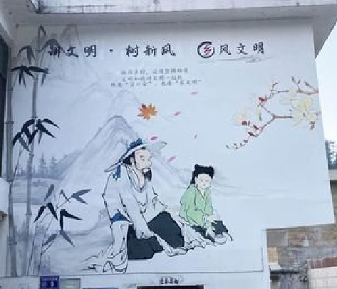 青田分享几个墙绘保养知识。